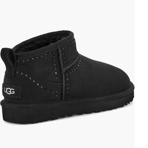 Black Rhinestone Uggs